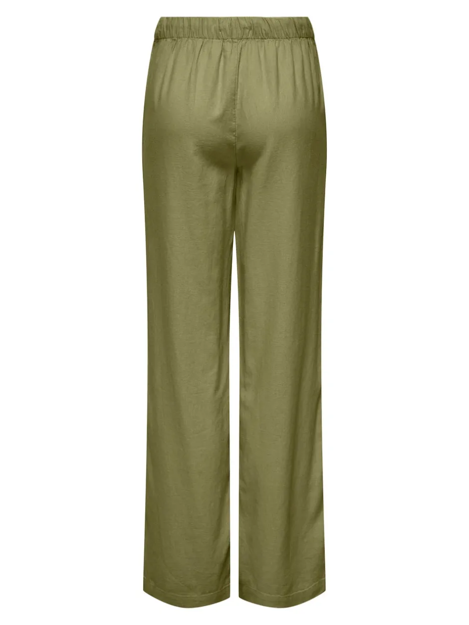 Sale ONLCARO Loose fit Hør Bukser Dame Bukser