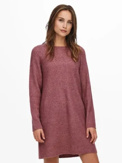 Sale ONLCAROL Lang kjole Dame Strik & Cardigans|Kjoler