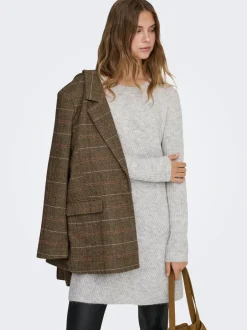 Best ONLCAROL Lang kjole Dame Strik & Cardigans|Kjoler