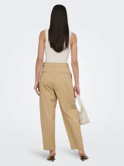 New ONLCASIL Barrel fit Chinobukser Dame Bukser