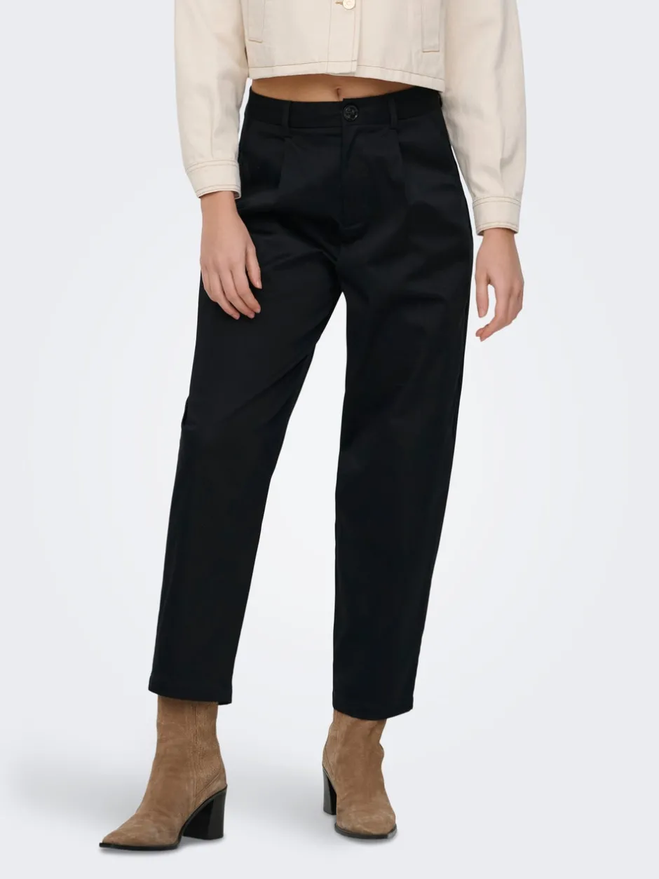 Sale ONLCASIL Barrel fit Chinobukser Dame Bukser