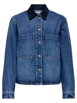 New ONLCASSIE Denim-skjorte Dame Skjorter