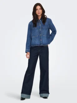 New ONLCASSIE Denim-skjorte Dame Skjorter