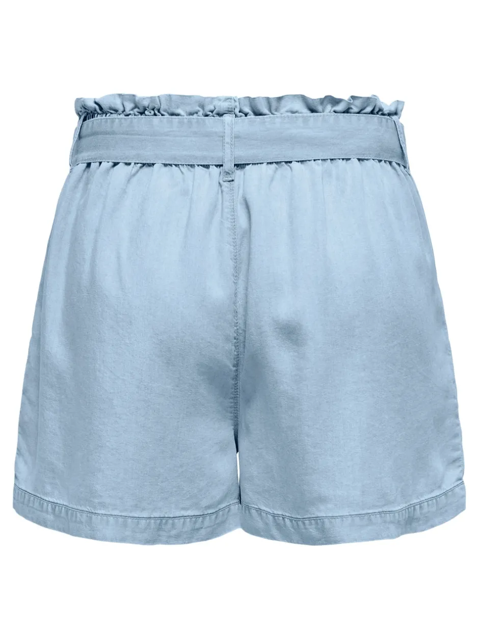 New ONLCHARIS Høj talje Regular fit Shorts Dame Shorts|Double Denim