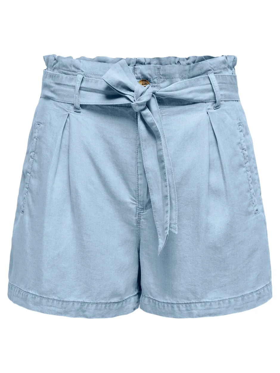 New ONLCHARIS Høj talje Regular fit Shorts Dame Shorts|Double Denim
