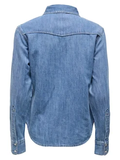 Online ONLCHARLIZE Denim-skjorte Dame Double Denim|Skjorter