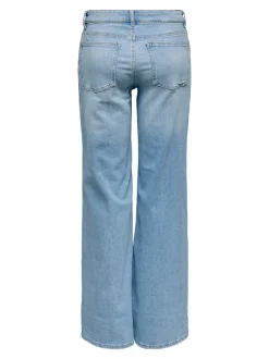 Hot ONLCHRIS Mellemhøj talje Wide leg fit Jeans Dame Jeans|Jeans