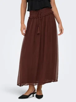 New ONLCILI Nederdel Lang nederdel Dame Nederdele