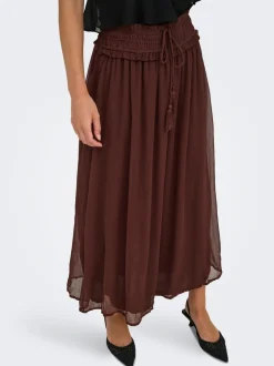 New ONLCILI Nederdel Lang nederdel Dame Nederdele