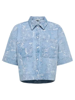 Clearance ONLCLEO-AUDE Denim-skjorte Dame Skjorter