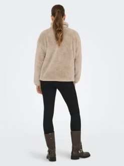 Clearance ONLCONTACT Teddy-frakke Dame Jakker Og Frakker