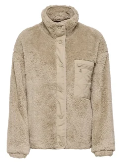 Clearance ONLCONTACT Teddy-frakke Dame Jakker Og Frakker