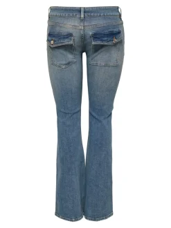 Best ONLCORAL Lav talje Flared fit Jeans Dame Jeans|Jeans