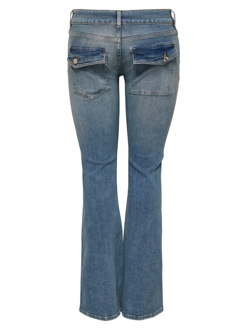 Best ONLCORAL Lav talje Flared fit Jeans Dame Jeans|Jeans