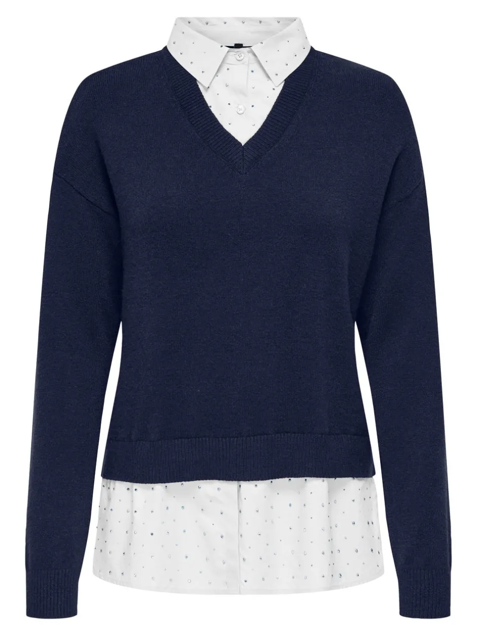 Clearance ONLDAGMAR Striktrøje Dame Strik & Cardigans