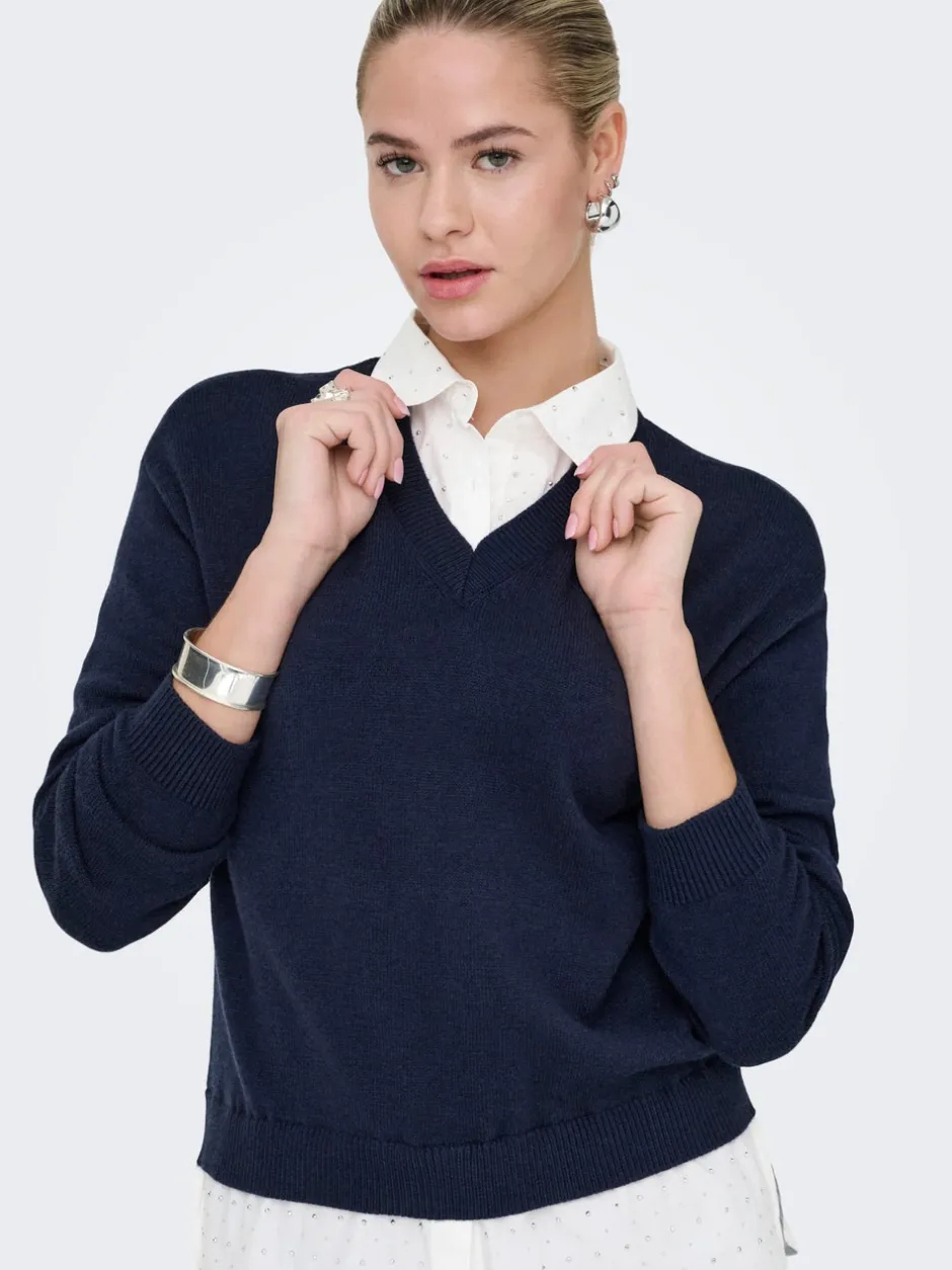 Clearance ONLDAGMAR Striktrøje Dame Strik & Cardigans