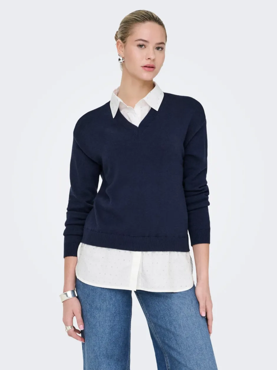 Clearance ONLDAGMAR Striktrøje Dame Strik & Cardigans