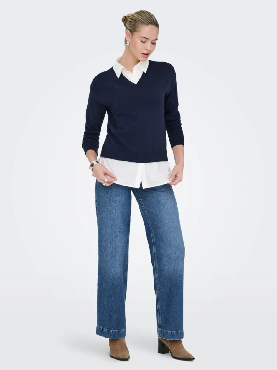 Clearance ONLDAGMAR Striktrøje Dame Strik & Cardigans