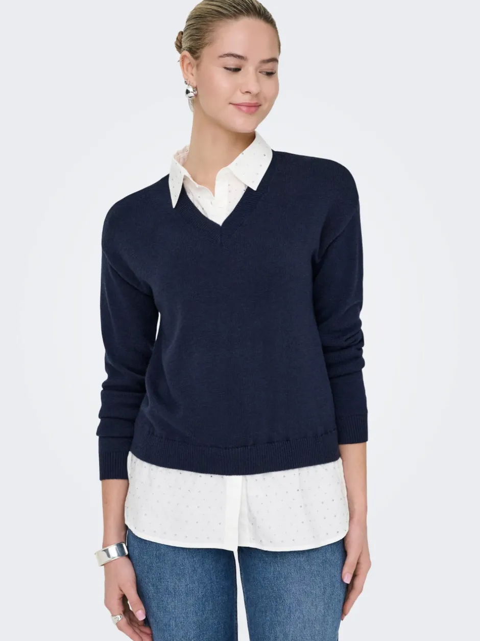 Clearance ONLDAGMAR Striktrøje Dame Strik & Cardigans