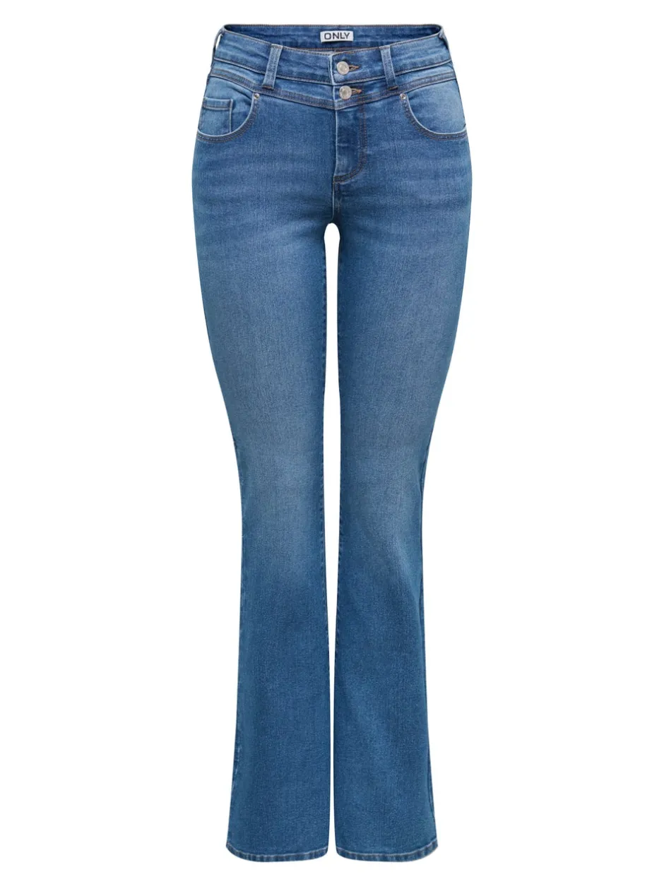 Online ONLDARCY Høj talje Flared fit Jeans Dame Jeans|Jeans