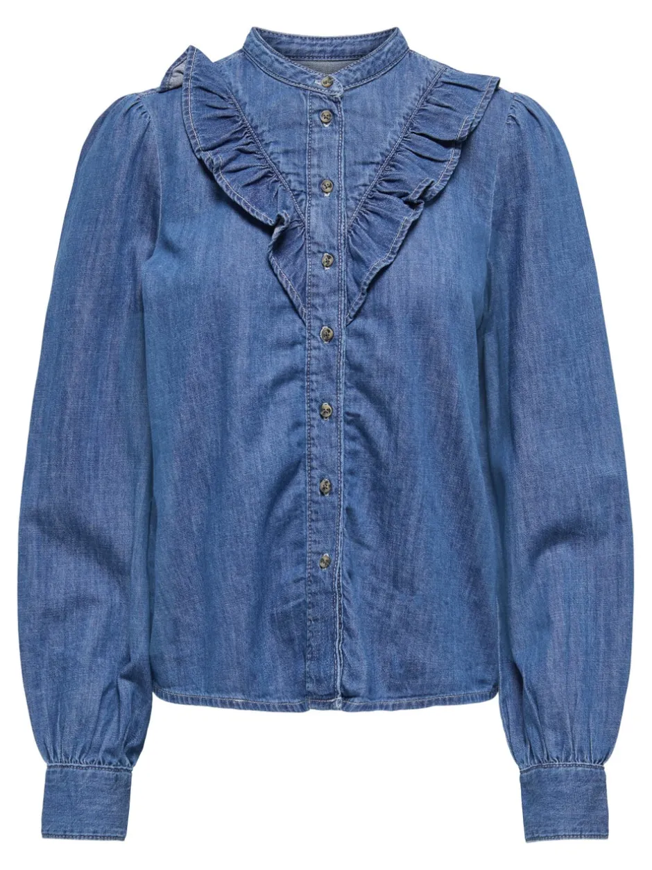 Clearance ONLDASHA-SEVIGNY Denim-skjorte Dame Skjorter