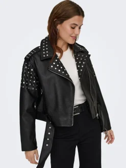 Best ONLDESTINY Bikerjakke Dame Jakker Og Frakker