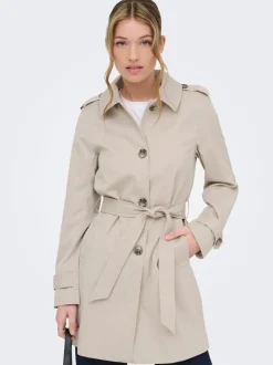 Hot ONLDISA Trenchcoat Dame Jakker Og Frakker