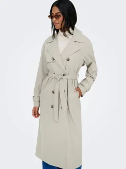 New ONLDISA Trenchcoat Dame Jakker Og Frakker