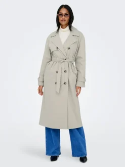 New ONLDISA Trenchcoat Dame Jakker Og Frakker