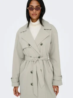 New ONLDISA Trenchcoat Dame Jakker Og Frakker