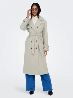 New ONLDISA Trenchcoat Dame Jakker Og Frakker