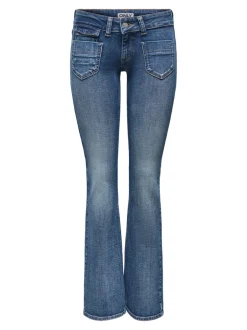 Discount ONLEBBA Lav talje Slim fit Jeans Dame Jeans|Jeans
