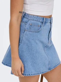 New ONLEDEN Denim-nederdel Kort nederdel Dame Nederdele