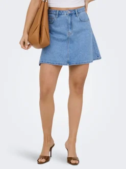 New ONLEDEN Denim-nederdel Kort nederdel Dame Nederdele