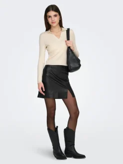 Best ONLELINA Nederdel Kort nederdel Dame Nederdele