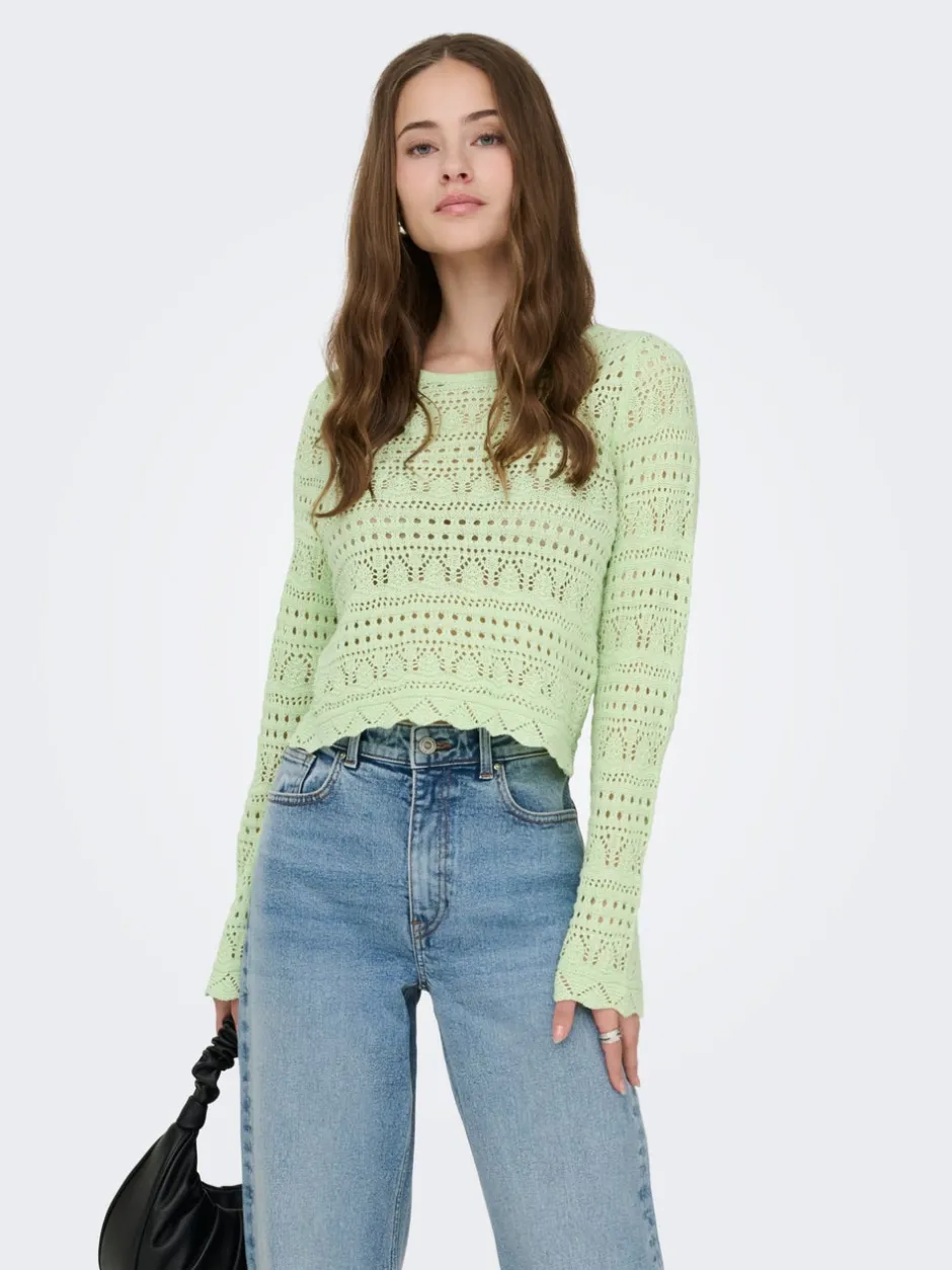 Discount ONLELKE Striktrøje Dame Strik & Cardigans