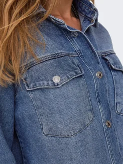 Sale ONLELLA Denim-skjorte Dame Skjorter