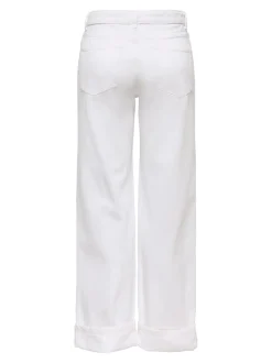 Online ONLELLA Mellemhøj talje Wide leg fit Jeans Dame Jeans|Jeans
