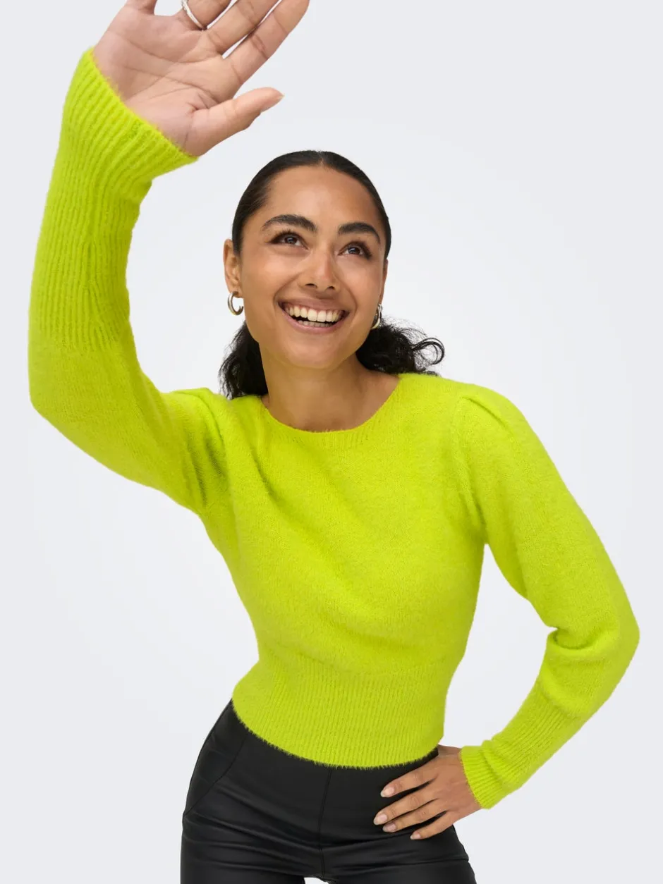 Discount ONLELLA Striktrøje Dame Strik & Cardigans