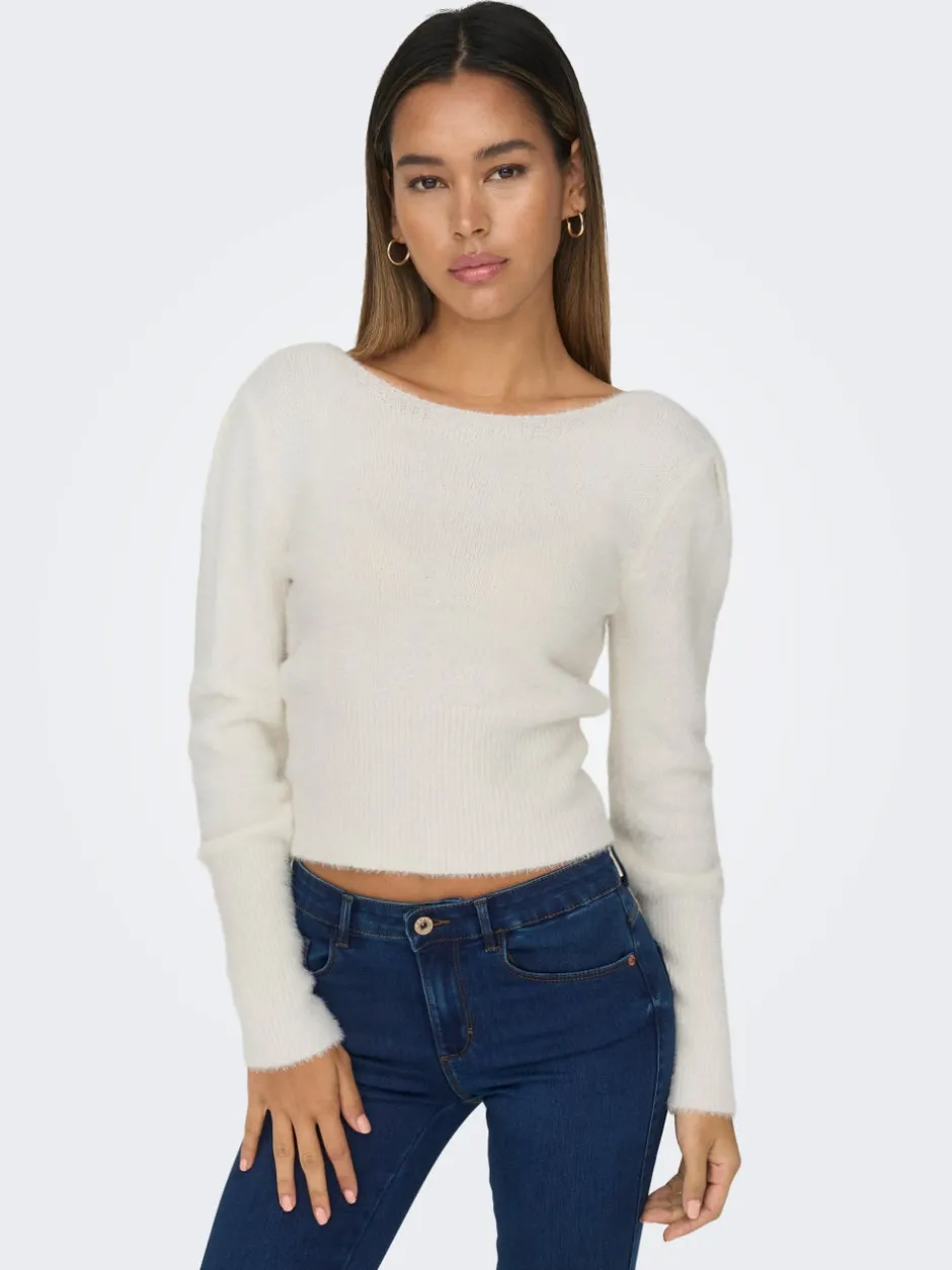 Discount ONLELLA Striktrøje Dame Strik & Cardigans