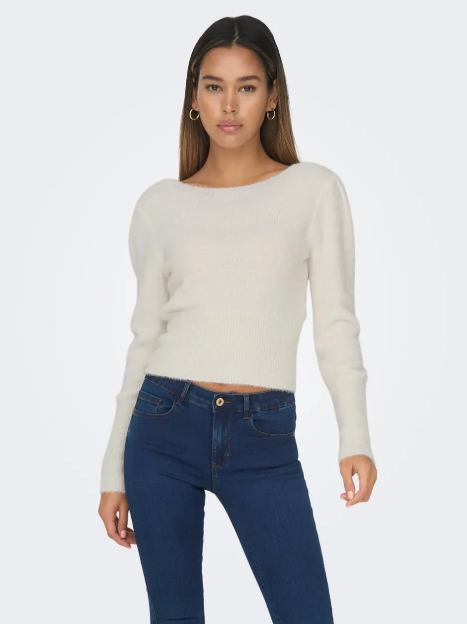 Discount ONLELLA Striktrøje Dame Strik & Cardigans