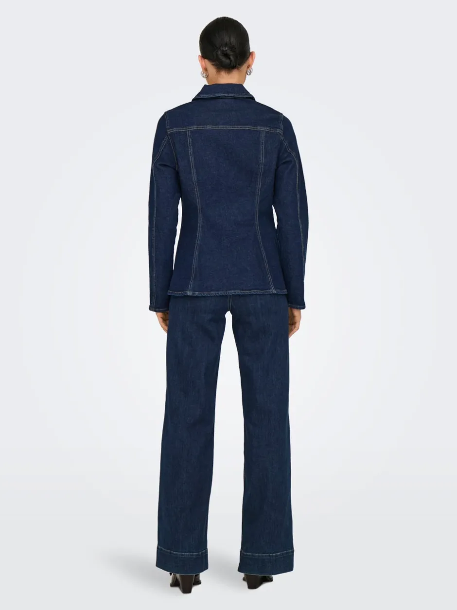 Outlet ONLELLE Denimjakke Dame Jakker Og Frakker|Double Denim