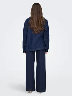 Outlet ONLELLIS Denimjakke Dame Jakker Og Frakker|Double Denim