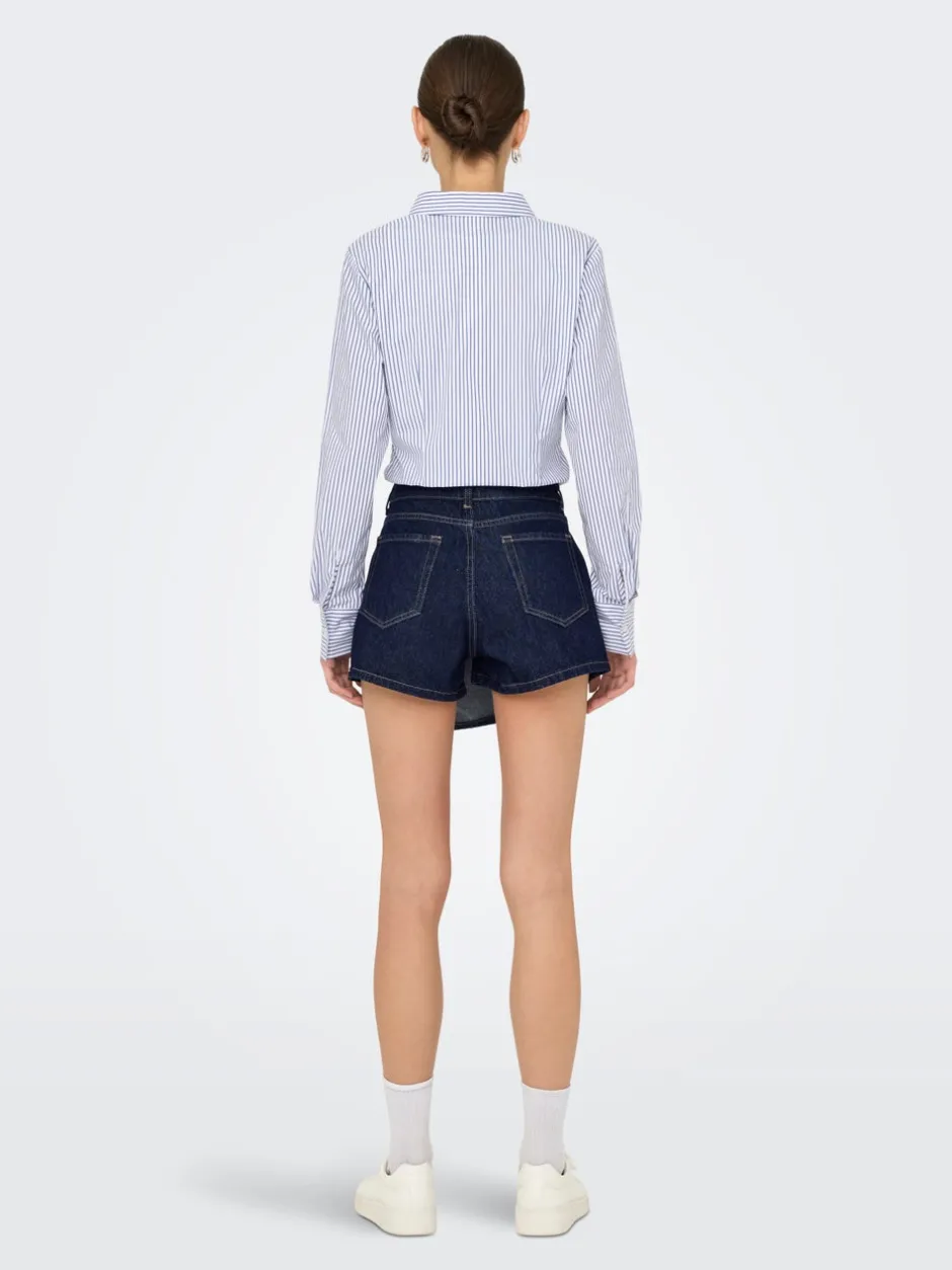 Sale ONLELVIRA Regular fit Skorts Dame Nederdele|Denimnederdele