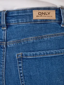 Best ONLEMEL Høj talje Straight fit Ankellængde Jeans Dame Jeans|Jeans
