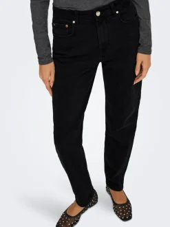 Discount ONLEMEL Høj talje Straight fit Ankellængde Jeans Dame Jeans|Jeans