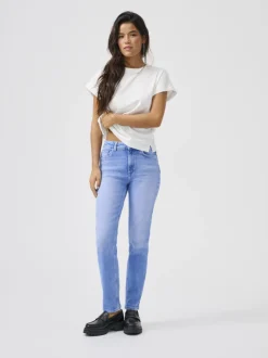 Best ONLEMILY Høj talje Straight fit Ankellængde Jeans Dame Jeans|Jeans