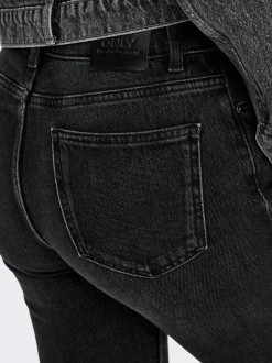 Discount ONLEMILY Høj talje Straight fit Ankellængde Jeans Dame Jeans|Jeans