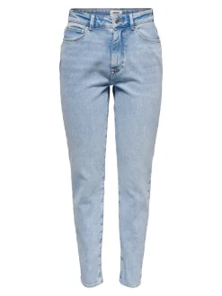 Best ONLEMILY Høj talje Straight fit Ankellængde Jeans Dame Jeans|Jeans