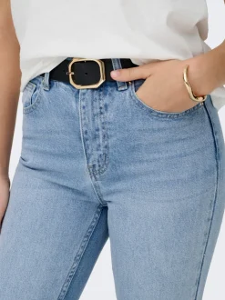 Sale ONLEMILY Høj talje Straight fit Ankellængde Jeans Dame Jeans|Jeans
